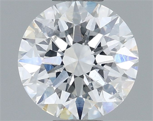 Picture of Natural Diamond 1.01 Carats, Round with Excellent Cut, F Color, I1 Clarity and Certified by GIA