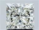 Natural Diamond 1.51 Carats, Princess with  Cut, I Color, VS1 Clarity and Certified by IGI