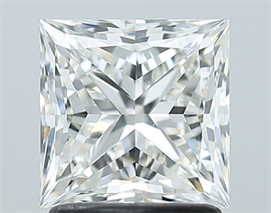 Foto Diamante Natural 1.71 quilates, Princesa , Color I, claridad VS1 y certificado GIA de