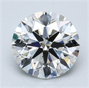 Diamante Natural 1.80 quilates, Redondo , Color G, claridad VVS2 y certificado GIA
