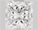 Natural Diamond 0.51 Carats, Princess with  Cut, D Color, VVS2 Clarity and Certified by GIA