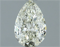 Natural Diamond 0.60 Carats, Pear with  Cut, J Color, VVS2 Clarity and Certified by IGI