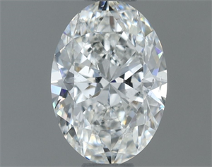 Picture of Natural Diamond 0.50 Carats, Oval with  Cut, G Color, SI2 Clarity and Certified by GIA