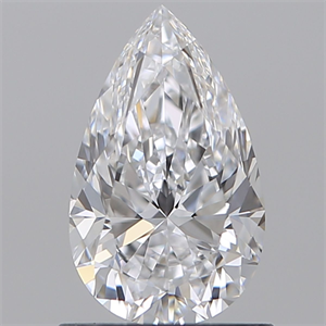 Foto Diamante Natural 1.01 quilates, De pera , Color D, claridad IF y certificado GIA de