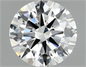 Lab Grown Diamond 1.02 Carats, Round with Ideal Cut, D Color, VS1 Clarity and Certified by IGI