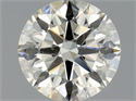 Natural Diamond 0.72 Carats, Round with Excellent Cut, K Color, SI2 Clarity and Certified by GIA