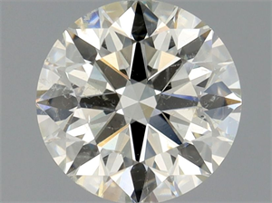 Picture of Natural Diamond 0.72 Carats, Round with Excellent Cut, K Color, SI2 Clarity and Certified by GIA