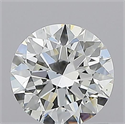 Natural Diamond 0.70 Carats, Round with Excellent Cut, H Color, VS2 Clarity and Certified by GIA