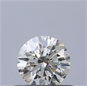 Diamante Natural 0.42 quilates, Redondo , Color K, claridad VVS1 y certificado GIA