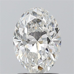 Picture of Natural Diamond 1.20 Carats, Oval with  Cut, F Color, SI1 Clarity and Certified by GIA