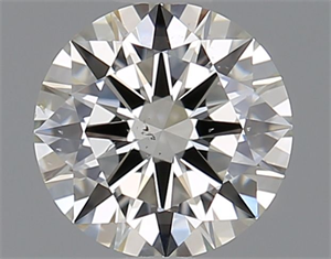 Foto Diamante Natural 0.57 quilates, Redondo , Color I, claridad SI1 y certificado GIA de