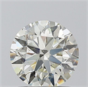 Natural Diamond 1.12 Carats, Round with Excellent Cut, L Color, SI1 Clarity and Certified by GIA