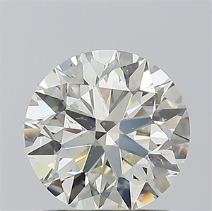 Picture of Natural Diamond 1.12 Carats, Round with Excellent Cut, L Color, SI1 Clarity and Certified by GIA