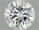 Lab Grown Diamond 3.01 Carats, Round with Excellent Cut, E Color, VS1 Clarity and Certified by IGI
