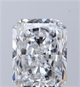 Diamante Natural 0.50 quilates, Radiante , Color E, claridad VVS2 y certificado GIA
