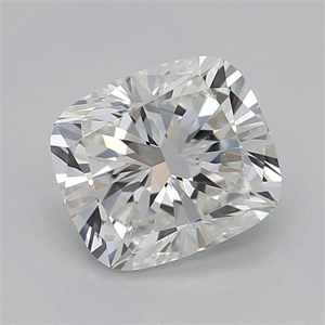 Foto Diamante Natural 0.91 quilates, Del cojín , Color H, claridad VS1 y certificado GIA de