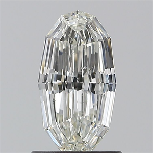 Picture of Natural Diamond 1.03 Carats, Oval with  Cut, H Color, SI2 Clarity and Certified by GIA