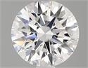 Lab Grown Diamond 1.01 Carats, Round with Ideal Cut, D Color, VS1 Clarity and Certified by IGI