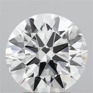Picture of Lab Grown Diamond 2.31 Carats, Round with Ideal Cut, F Color, VVS2 Clarity and Certified by IGI