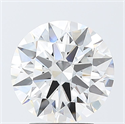 Lab Grown Diamond 3.02 Carats, Round with Ideal Cut, F Color, VS1 Clarity and Certified by IGI