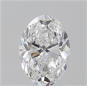 Natural Diamond 1.20 Carats, Oval with  Cut, E Color, VS1 Clarity and Certified by GIA