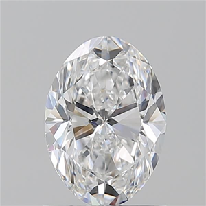 Picture of Natural Diamond 1.20 Carats, Oval with  Cut, E Color, VS1 Clarity and Certified by GIA