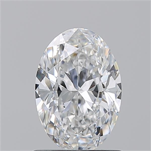 Picture of Natural Diamond 1.01 Carats, Oval with  Cut, D Color, VVS2 Clarity and Certified by GIA