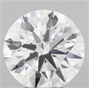 Lab Grown Diamond 4.34 Carats, Round with Ideal Cut, D Color, VS1 Clarity and Certified by IGI