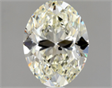 Natural Diamond 2.01 Carats, Oval with  Cut, L Color, SI2 Clarity and Certified by GIA