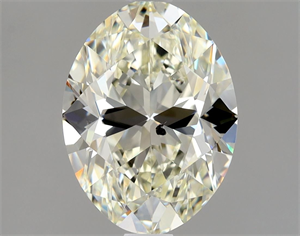 Picture of Natural Diamond 2.01 Carats, Oval with  Cut, L Color, SI2 Clarity and Certified by GIA