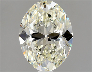 Picture of Natural Diamond 2.01 Carats, Oval with  Cut, L Color, SI2 Clarity and Certified by GIA