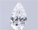 Diamante Natural 0.42 quilates, De pera , Color E, claridad VS2 y certificado GIA