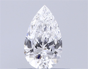 Foto Diamante Natural 0.42 quilates, De pera , Color E, claridad VS2 y certificado GIA de