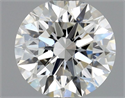 Natural Diamond 0.51 Carats, Round with Excellent Cut, H Color, VS2 Clarity and Certified by GIA