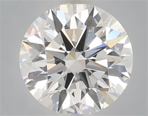 Picture of Lab Grown Diamond 1.02 Carats, Round with Ideal Cut, D Color, VVS2 Clarity and Certified by IGI