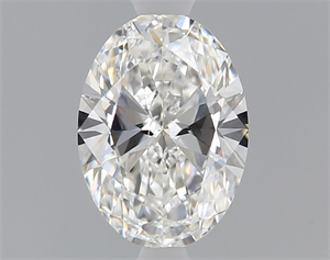 Foto Diamante Natural 0.50 quilates, Ovalado , Color F, claridad SI2 y certificado GIA de