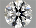 Natural Diamond 0.73 Carats, Round with Excellent Cut, H Color, VVS1 Clarity and Certified by GIA
