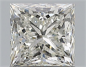 Natural Diamond 1.21 Carats, Princess with  Cut, I Color, SI1 Clarity and Certified by GIA