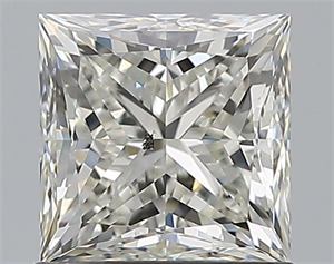 Foto Diamante Natural 1.21 quilates, Princesa , Color I, claridad SI1 y certificado GIA de