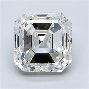 Foto Diamante Natural 3.02 quilates, Asscher , Color I, claridad SI1 y certificado GIA de