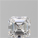 Diamante Natural 1.01 quilates, Asscher , Color E, claridad VS1 y certificado GIA