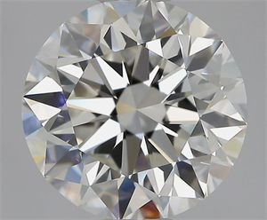 Picture of Natural Diamond 2.01 Carats, Round with Excellent Cut, G Color, VS1 Clarity and Certified by IGI