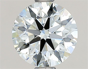 Picture of Natural Diamond 0.95 Carats, Round with Excellent Cut, K Color, VVS1 Clarity and Certified by GIA