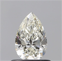 Diamante Natural 0.53 quilates, De pera , Color J, claridad VS1 y certificado GIA