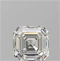 Diamante Natural 2.09 quilates, Asscher , Color H, claridad SI1 y certificado GIA