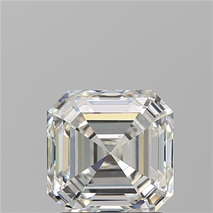 Foto Diamante Natural 2.09 quilates, Asscher , Color H, claridad SI1 y certificado GIA de