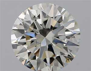 Foto Diamante Natural 0.90 quilates, Redondo , Color I, claridad SI1 y certificado GIA de