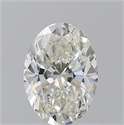 Diamante Natural 0.90 quilates, Ovalado , Color J, claridad VS1 y certificado GIA