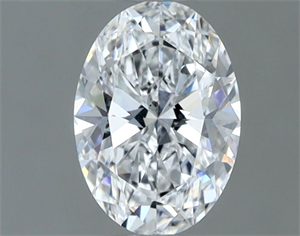 Picture of Natural Diamond 0.50 Carats, Oval with  Cut, D Color, SI1 Clarity and Certified by GIA