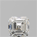 Diamante Natural 1.01 quilates, Asscher , Color H, claridad VVS2 y certificado GIA